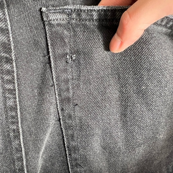 New with imperfection studio r330 baggy wide leg black‎ jeans 27 - Picture 9 of 9